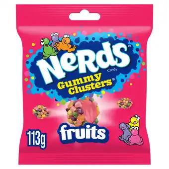 Asda Nerds Gummy Clusters Fruit-Flavour Candy 113g offer