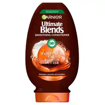 Asda Garnier Ultimate Blends Sleek Restorer Conditioner offer