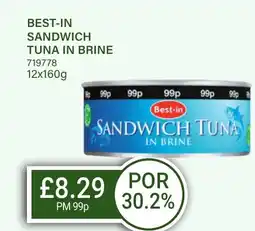 Bestway BEST-IN Sandwich tuna in brine offer