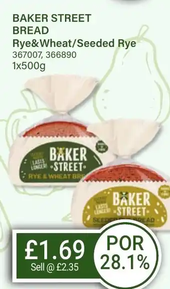 Bestway BAKER STREET BREAD Rye&Wheat/Seeded Rye offer