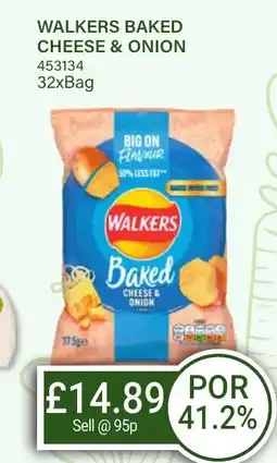 Bestway WALKERS Baked cheese & onion offer