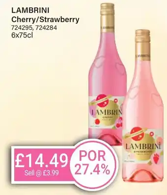 Bestway LAMBRINI Cherry/Strawberry offer