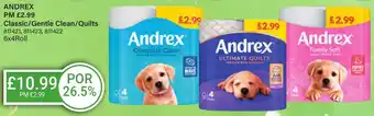 Bestway ANDREX Classic/Gentle Clean/Quilts offer