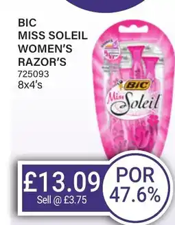 Bestway BIC Miss soleil women's razor's offer