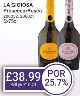 Bestway LA GIOIOSA Prosecco/Rosea offer