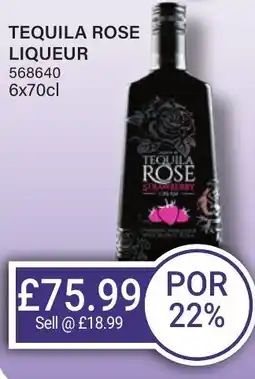 Bestway TEQUILA ROSE Liqueur offer