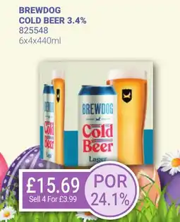 Bestway BREWDOG COLD BEER 3.4% offer