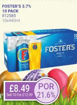 Bestway FOSTER'S 3.7% offer