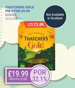 Bestway THATCHERS GOLD offer