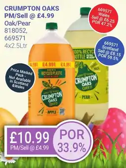 Bestway CRUMPTON OAKS Oak/Pear offer