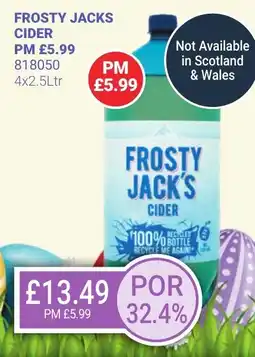 Bestway FROSTY JACKS Cider offer