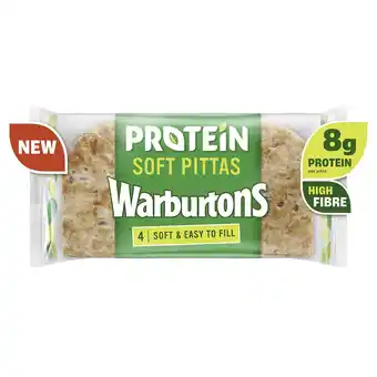 Morrisons Warburtons Protein Soft Pittas offer