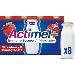 Morrisons Actimel Plus Strawberry & Pomegranate Twist offer