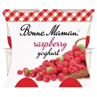 Morrisons Bonne Maman Raspberry Yoghurt 4 x 115g offer