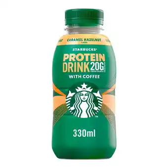 Morrisons Starbucks Protein Drink With Coffee Caramel Hazelnut Flavour offer