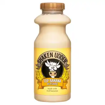 Morrisons Shaken Udder Top Banana Milkshake offer