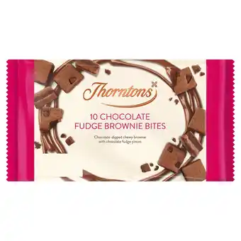 Morrisons Thorntons Chocolate Fudge Brownie Bites 10 pack offer