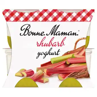 Morrisons Bonne Maman Rhubarb Yoghurt 4 x 115g offer