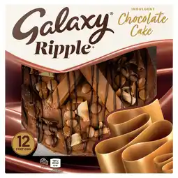 Morrisons Galaxy Ripple Indulgent Chocolate Celebration Cake Serves 12 offer