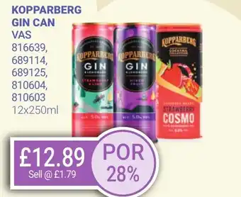 Bestway KOPPARBERG GIN CAN offer