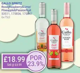 Bestway GALLO SPRITZ Rose/Raspberry&Lime/ Pineapple&Passionfruit offer