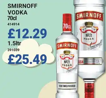 Bestway SMIRNOFF Vodka offer