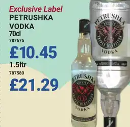 Bestway PETRUSHKA Vodka offer