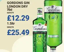 Bestway GORDONS GIN London dry offer