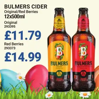 Bestway BULMERS CIDER Original/Red Berries offer