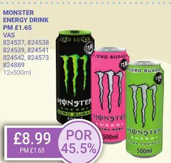 Bestway MONSTER Energy drink offer