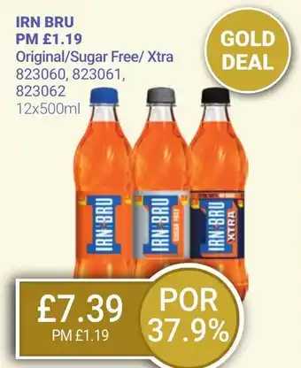 Bestway IRN BRU Original/Sugar Free/Xtra offer