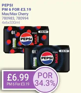 Bestway PEPSI Max/Max Cherry offer