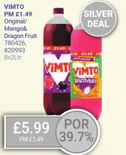 Bestway VIMTO Original/ Mango& Dragon Fruit offer