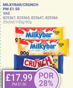 Bestway MILKYBAR/CRUNCH offer