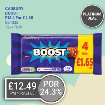 Bestway CADBURY BOOST offer