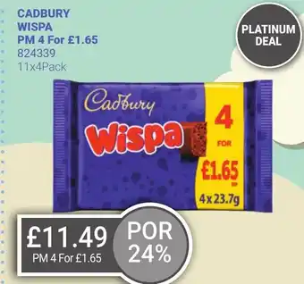 Bestway CADBURY Wispa offer