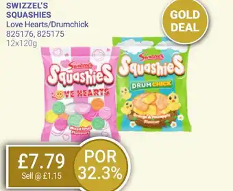 Bestway SWIZZEL'S SQUASHIES Love Hearts/Drumchick offer