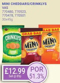 Bestway MINI CHEDDARS/CRINKLYS offer