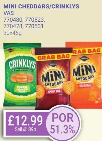 Bestway MINI CHEDDARS/CRINKLYS offer