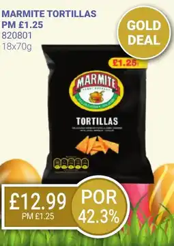 Bestway Marmite tortillas offer