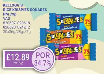 Bestway KELLOGG'S Rice krispies squares offer