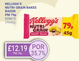 Bestway KELLOGG'S Nutri-grain bakes raisin offer