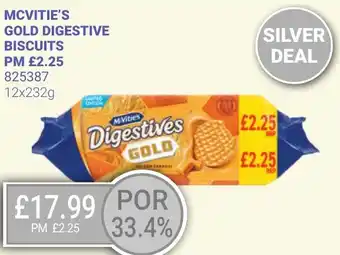 Bestway MCVITIE'S Gold digestive biscuits offer