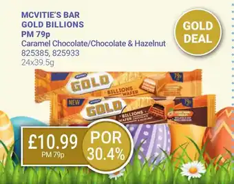 Bestway MCVITIE'S BAR Gold billions offer