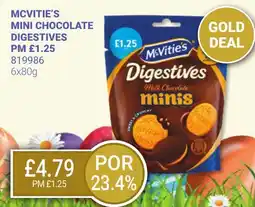 Bestway MCVITIE'S Mini chocolate digestives offer