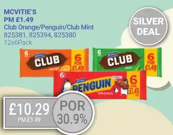 Bestway MCVITIE'S Club Orange/Penguin/Club Mint offer