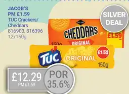 Bestway JACOB'S TUC Crackers/ Cheddars offer