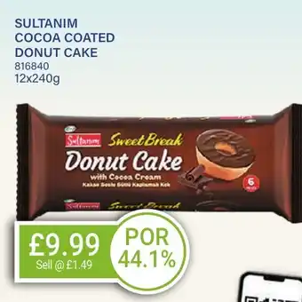 Bestway SULTANIM Cocoa coated donut cake offer