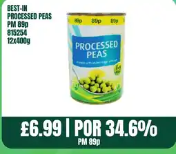 Bestway BEST-IN Processed peas offer