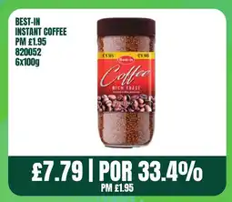 Bestway BEST-IN Instant Coffee offer